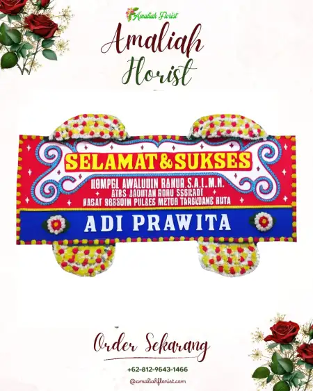 Papan Bunga Ucapan Selamat Pete